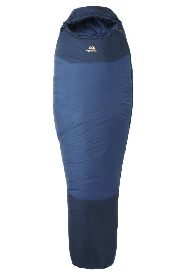 Blue long sleeping bag
