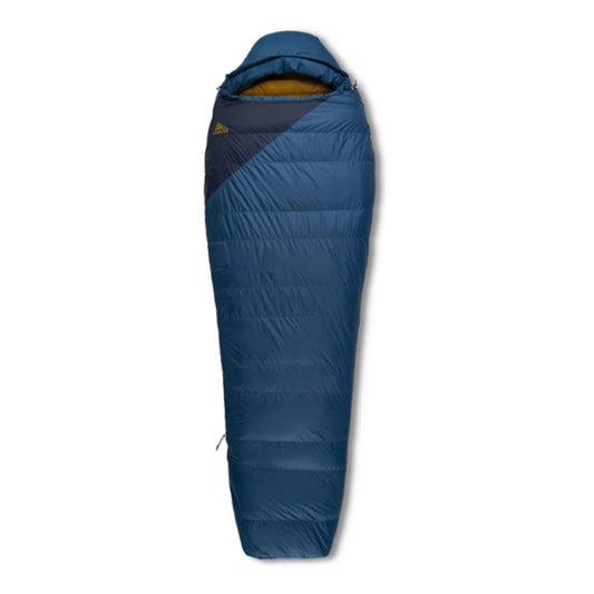 Down sleeping bag (long, right)