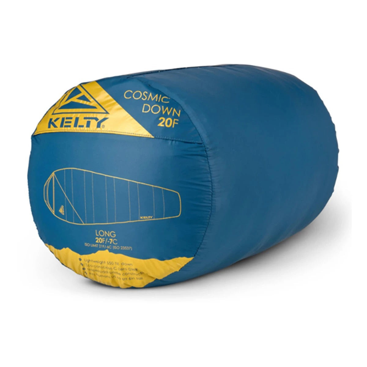 Down sleeping bag (long, right)